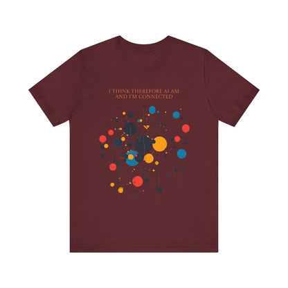 AI Connected Minds Graphic Tee - Unisex Jersey Short Sleeve Shirt