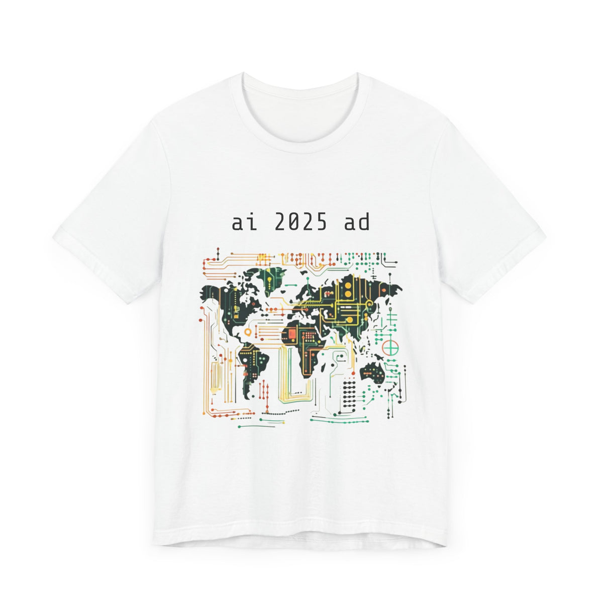 AI 2025 Tech-Inspired Unisex Jersey Tee