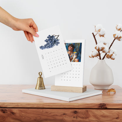 Vertical Desk Calendar (2025)