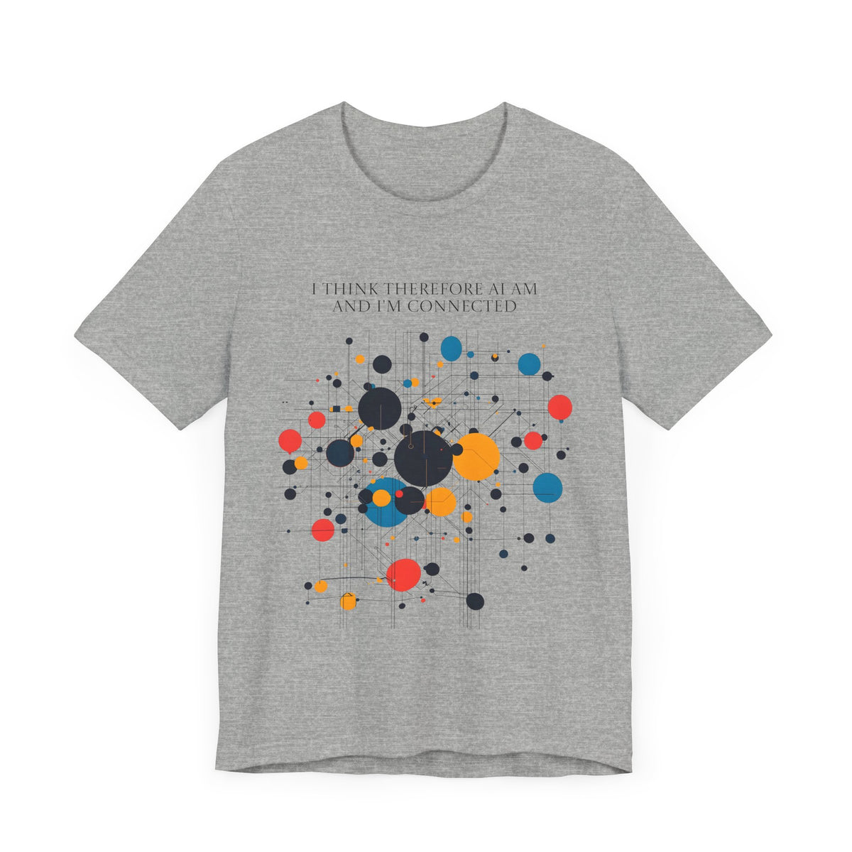 AI Connected Minds Graphic Tee - Unisex Jersey Short Sleeve Shirt