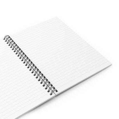 High Fashion Orange Shnglasses Spiral Notebook - Ruled Line
