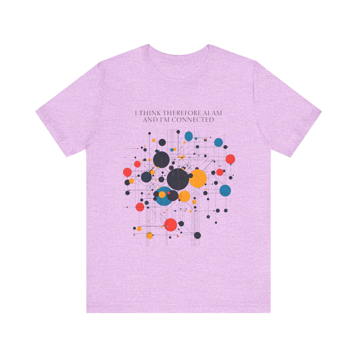 AI Connected Minds Graphic Tee - Unisex Jersey Short Sleeve Shirt