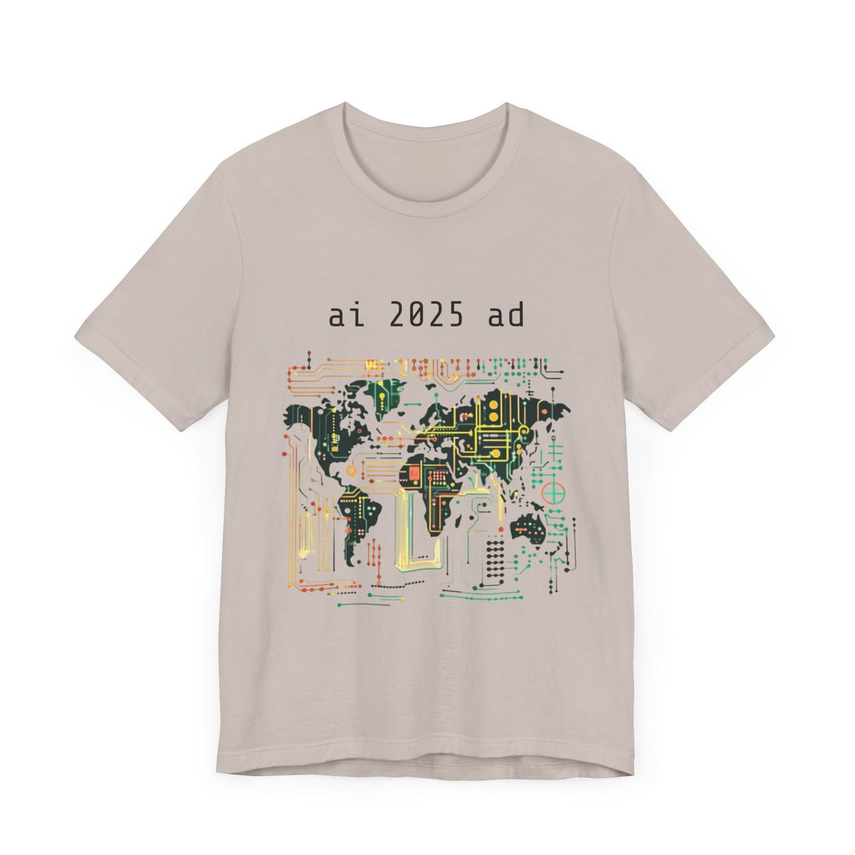AI 2025 Tech-Inspired Unisex Jersey Tee