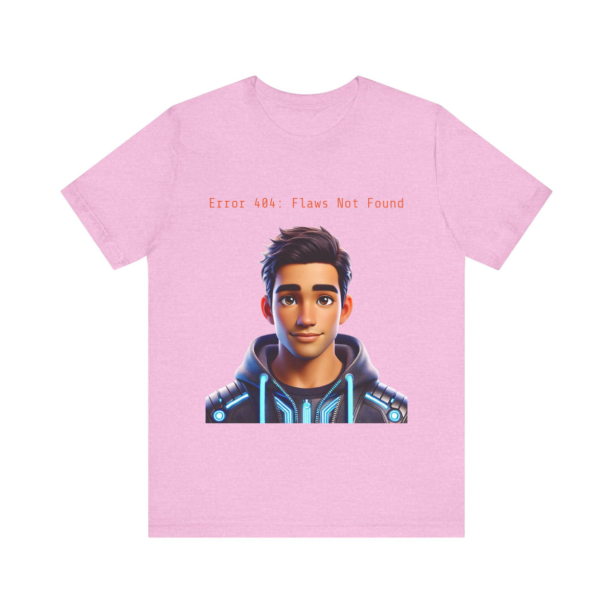 Graphic T-Shirt - Error 404: Flaws Not Found Unisex Tee