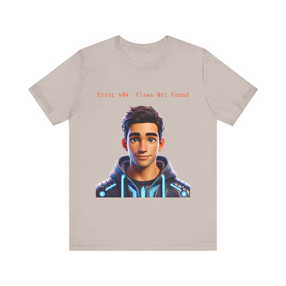 Graphic T-Shirt - Error 404: Flaws Not Found Unisex Tee