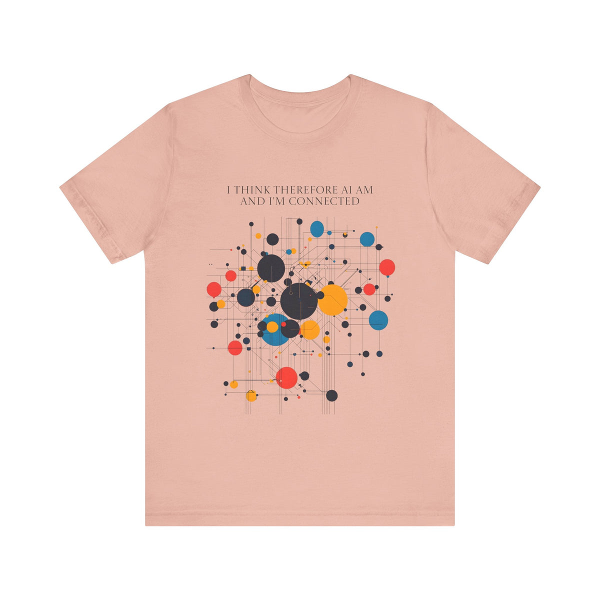 AI Connected Minds Graphic Tee - Unisex Jersey Short Sleeve Shirt