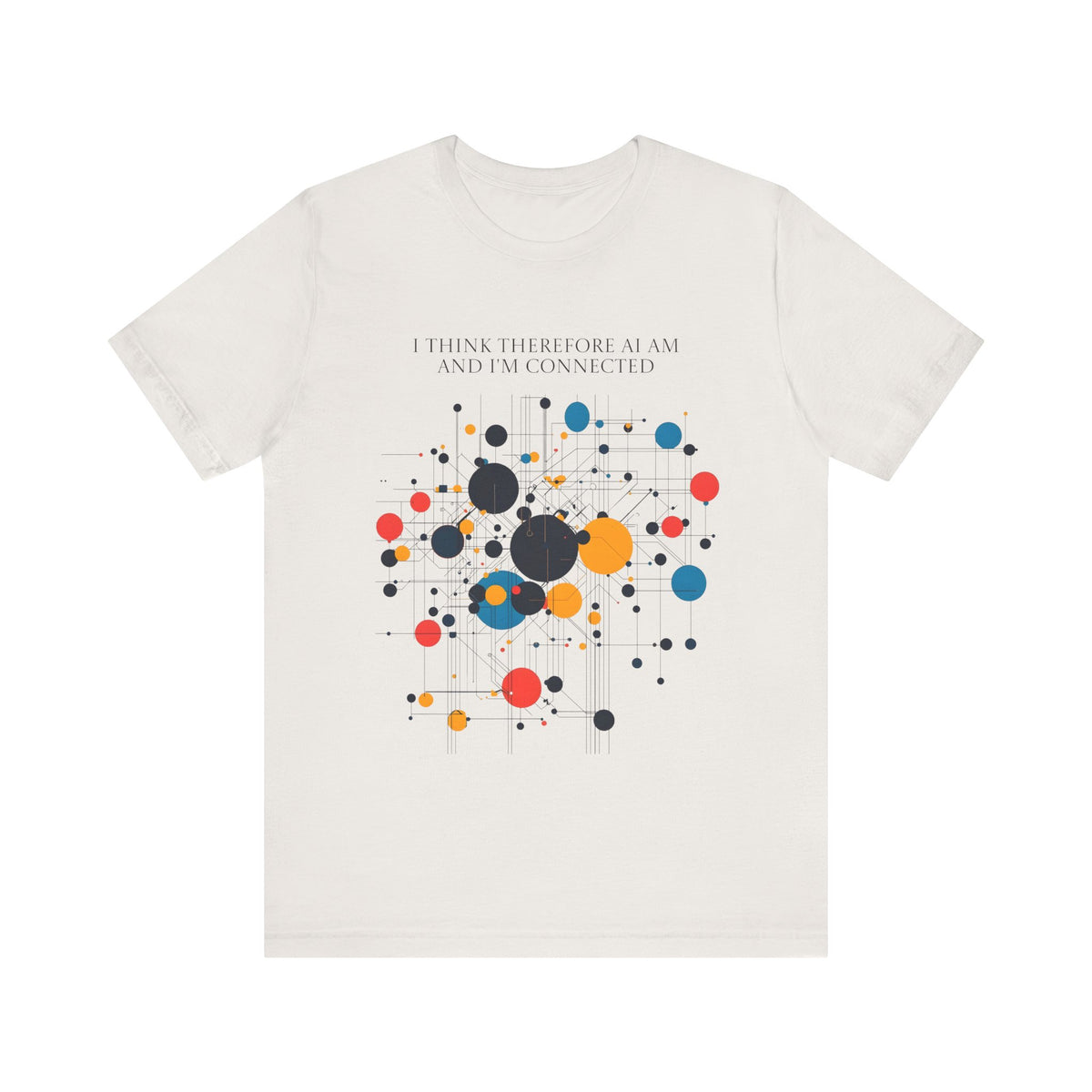 AI Connected Minds Graphic Tee - Unisex Jersey Short Sleeve Shirt
