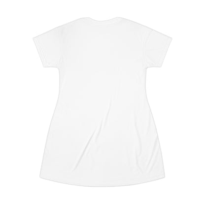 Heart T-Shirt Dress (AOP)