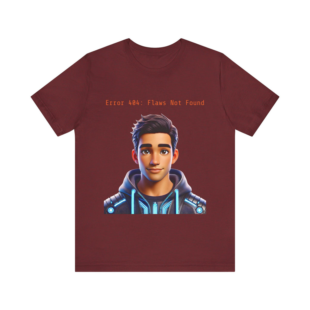 Graphic T-Shirt - Error 404: Flaws Not Found Unisex Tee