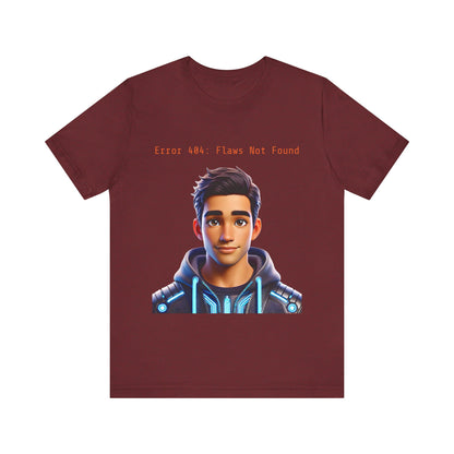 Graphic T-Shirt - Error 404: Flaws Not Found Unisex Tee