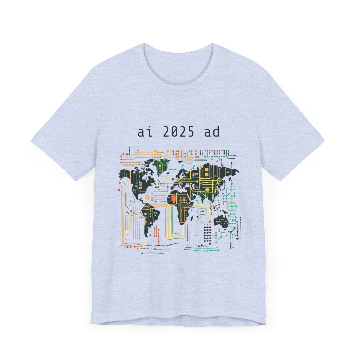 AI 2025 Tech-Inspired Unisex Jersey Tee