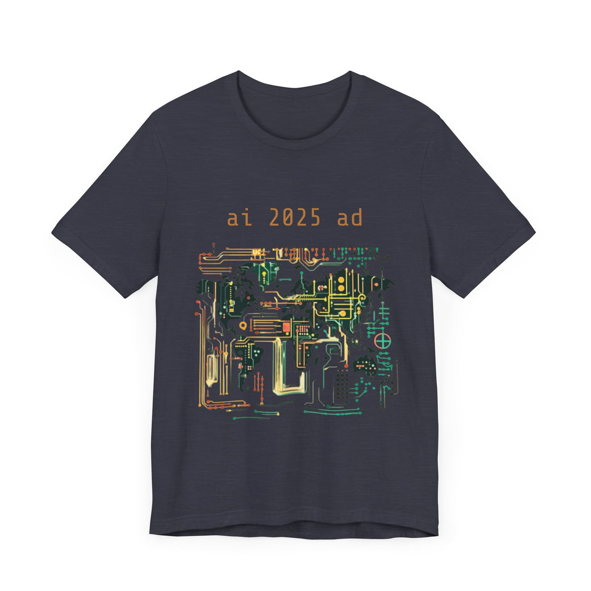 AI 2025 Tech-Inspired Unisex Jersey Tee
