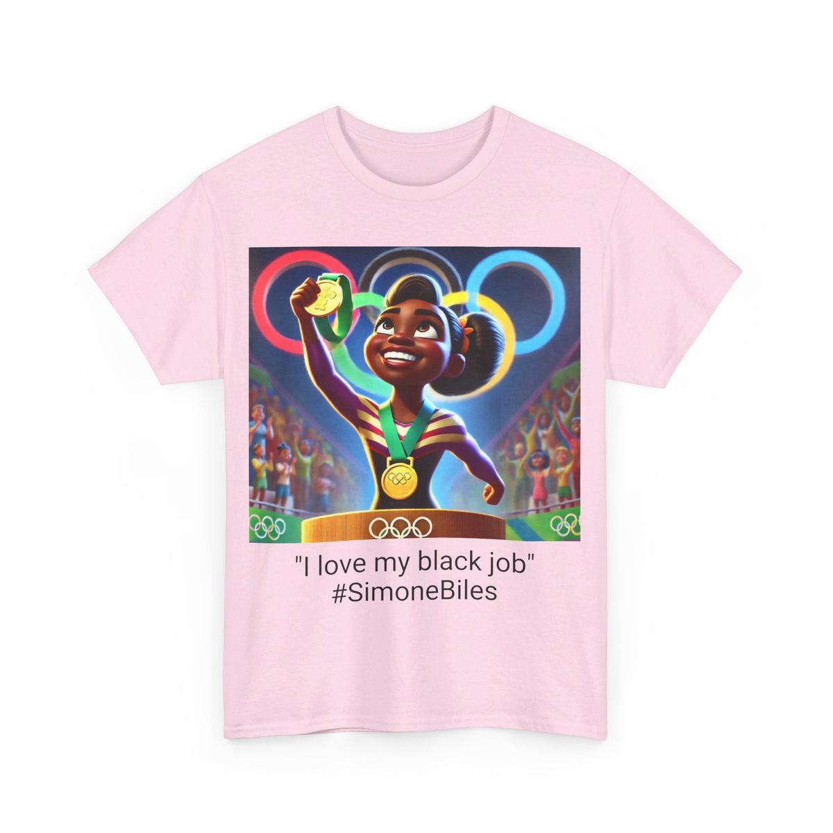 Simone Biles Quote, black pride Tee