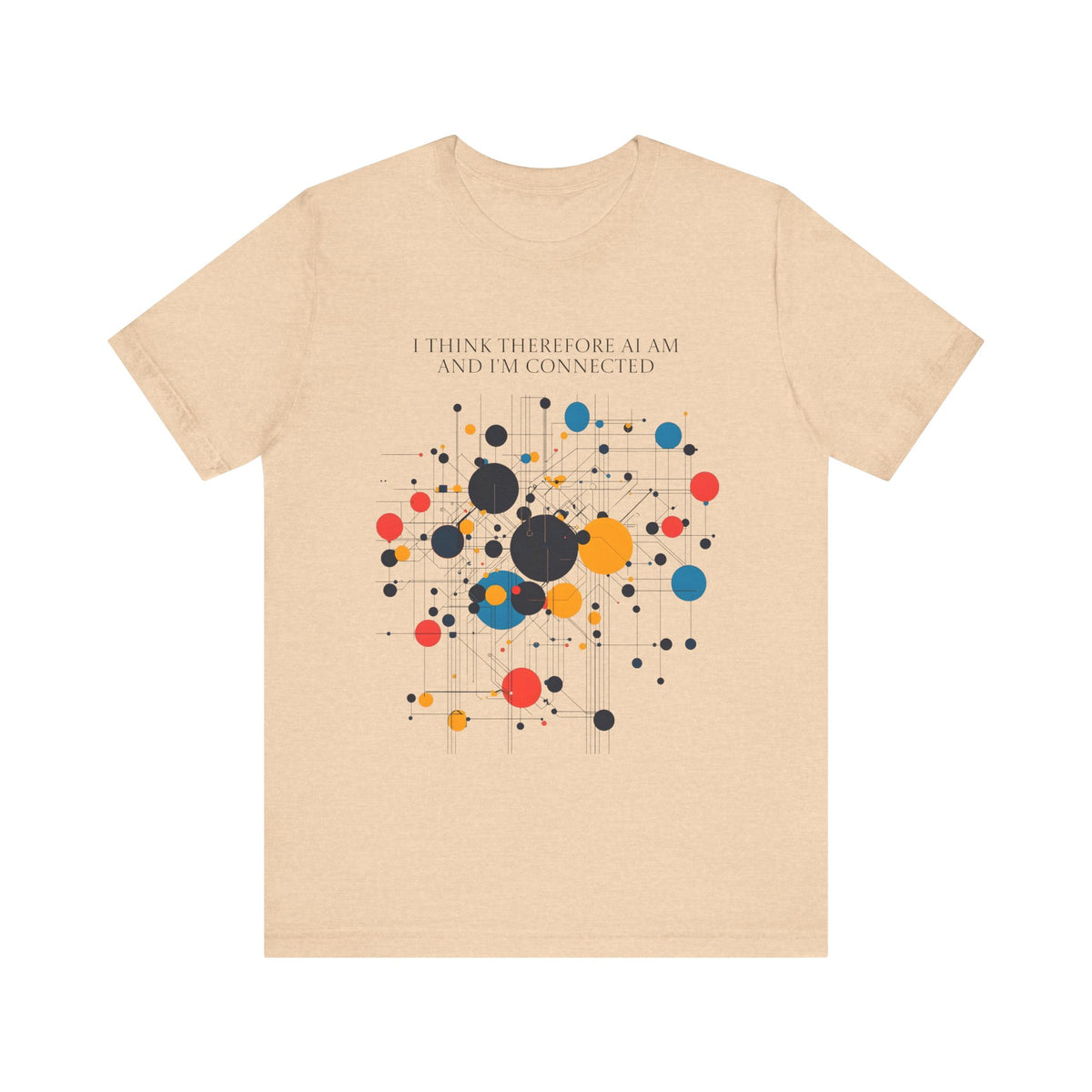 AI Connected Minds Graphic Tee - Unisex Jersey Short Sleeve Shirt