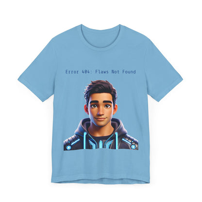 Graphic T-Shirt - Error 404: Flaws Not Found Unisex Tee