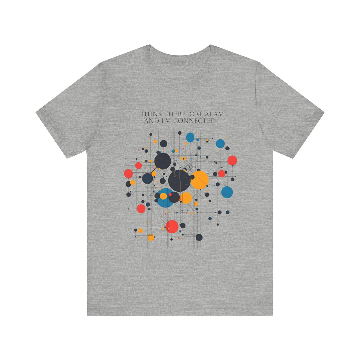 AI Connected Minds Graphic Tee - Unisex Jersey Short Sleeve Shirt