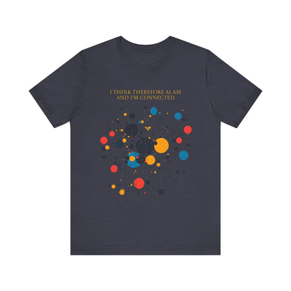 AI Connected Minds Graphic Tee - Unisex Jersey Short Sleeve Shirt