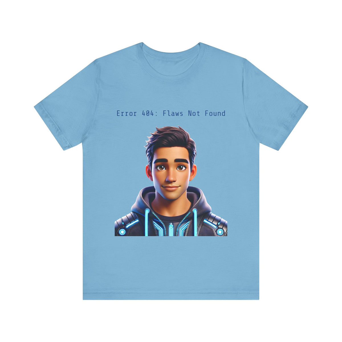 Graphic T-Shirt - Error 404: Flaws Not Found Unisex Tee
