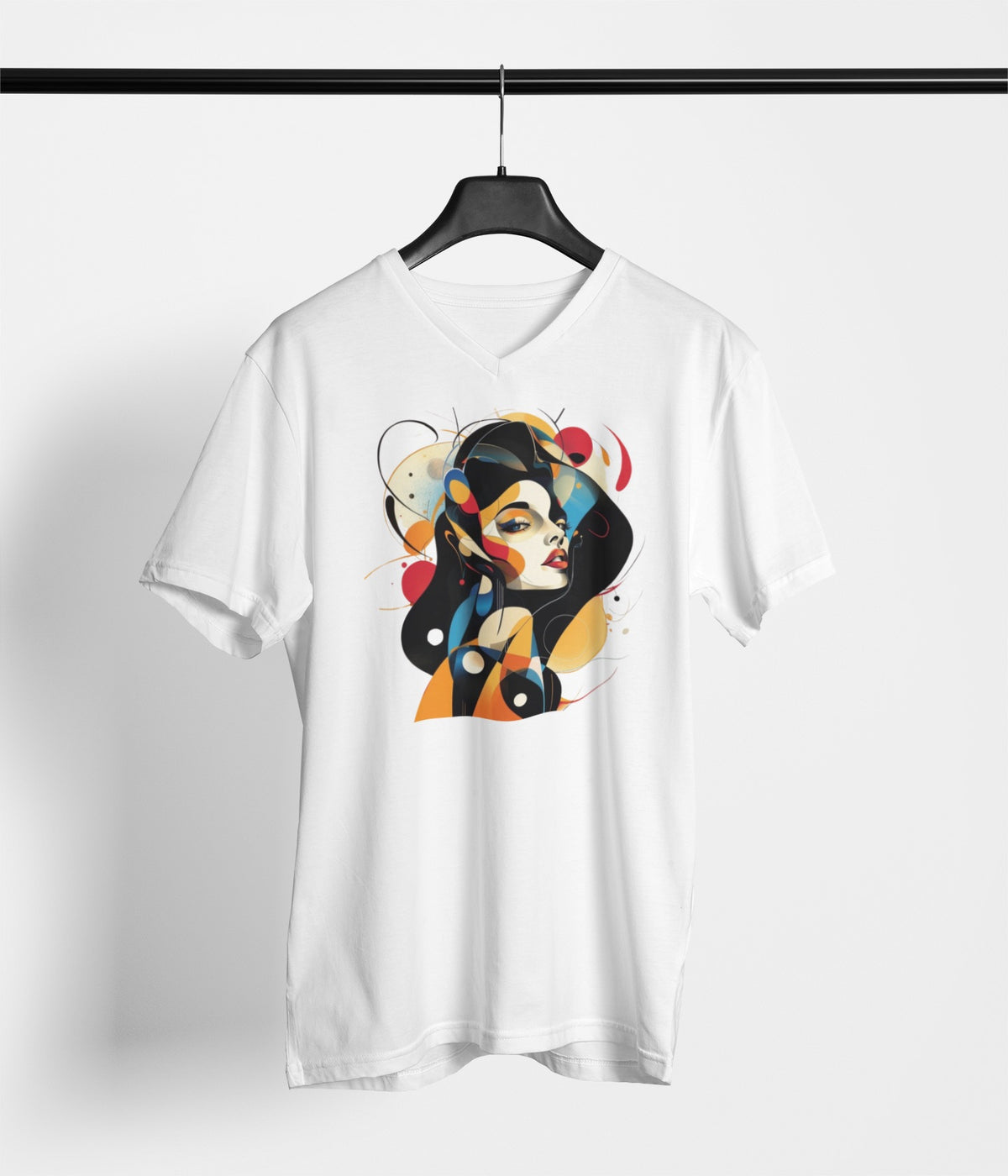 Multi Colour Girl Swirl T-Shirt