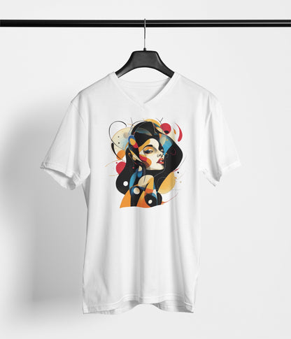 Multi Colour Girl Swirl T-Shirt