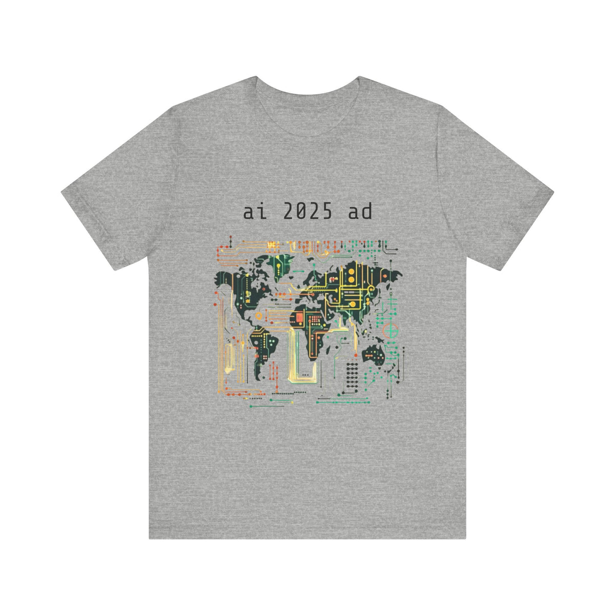 AI 2025 Tech-Inspired Unisex Jersey Tee