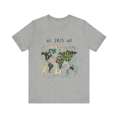 AI 2025 Tech-Inspired Unisex Jersey Tee