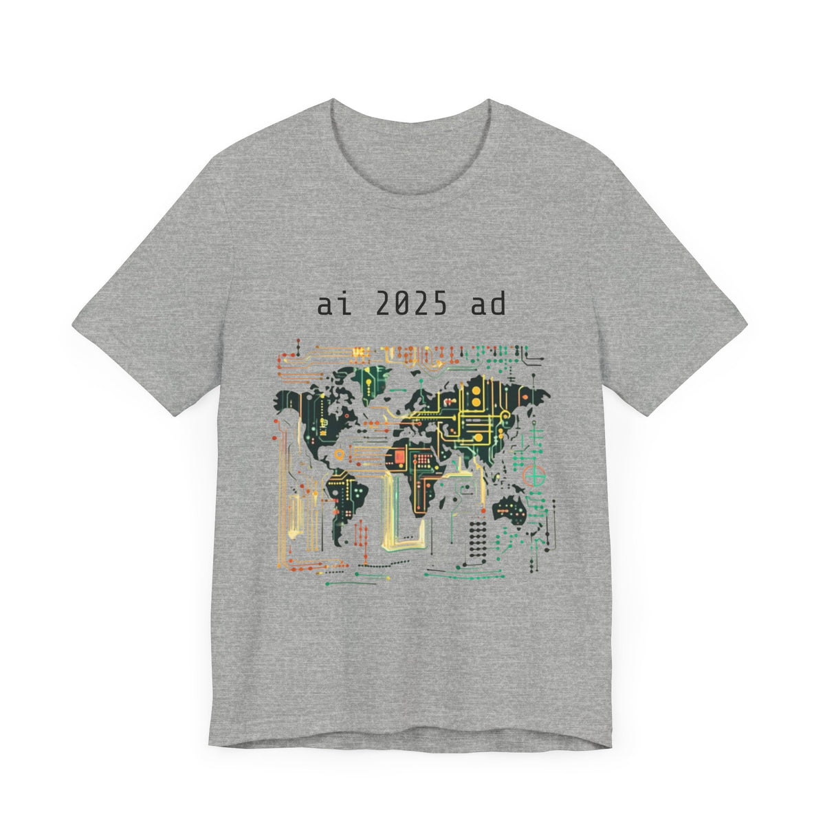 AI 2025 Tech-Inspired Unisex Jersey Tee