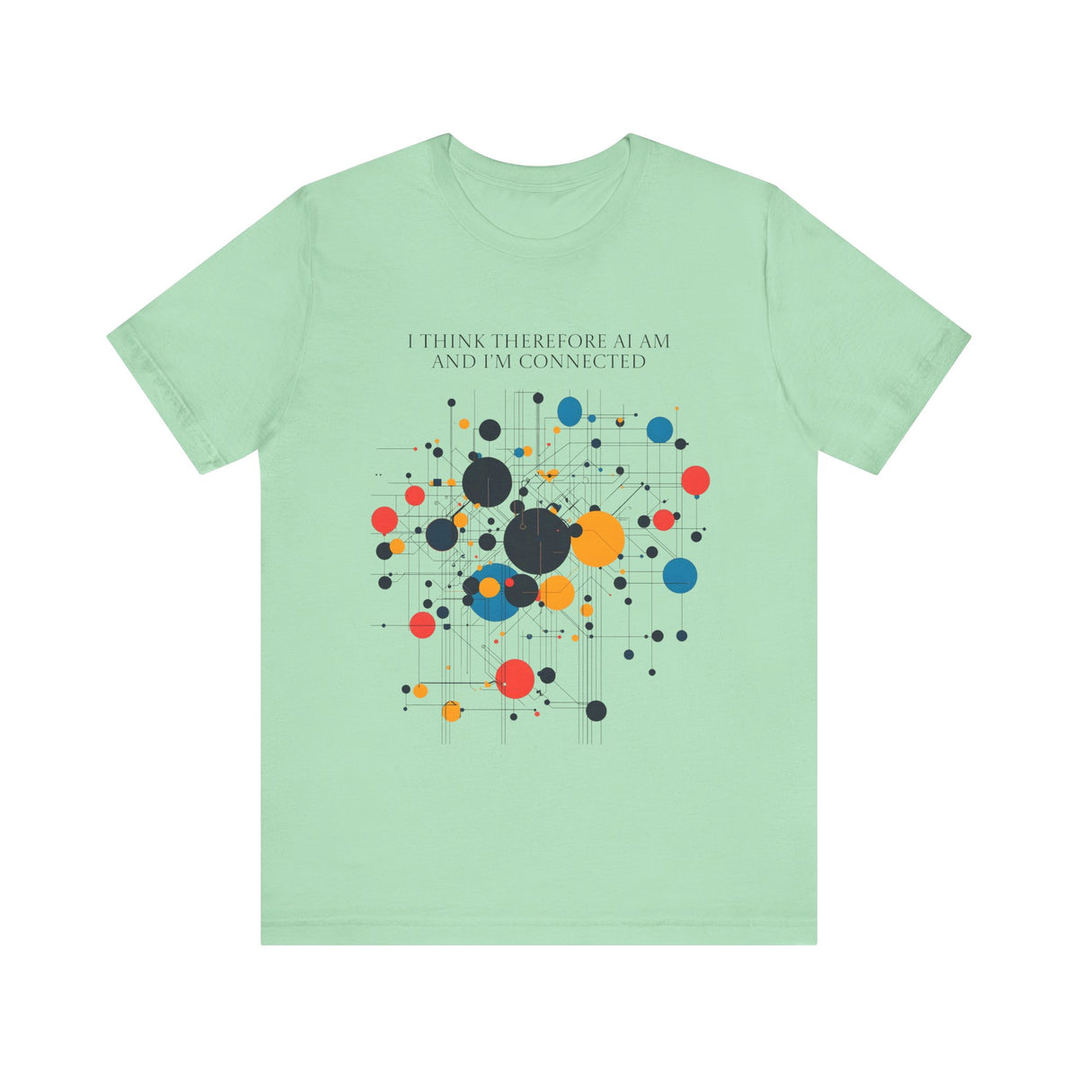 AI Connected Minds Graphic Tee - Unisex Jersey Short Sleeve Shirt